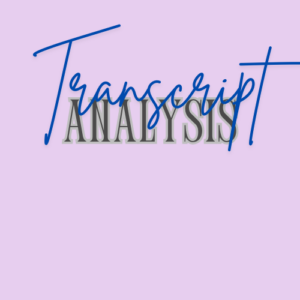Transcript Analysis
